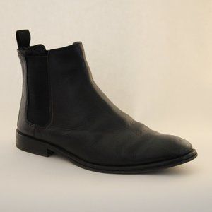 H&M Black Leather Chelsea Boots